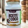 aceite de coco prensado en frio elaborado en Ecuador