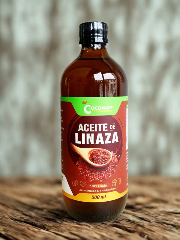 aceite de linaza prensado en frio elaborado en ecuador