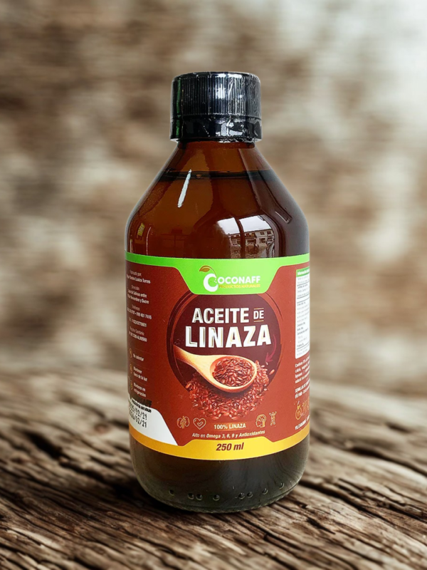 Aceite de linaza 250 ml aceite de linaza prensado en frio elaborado en ecuador